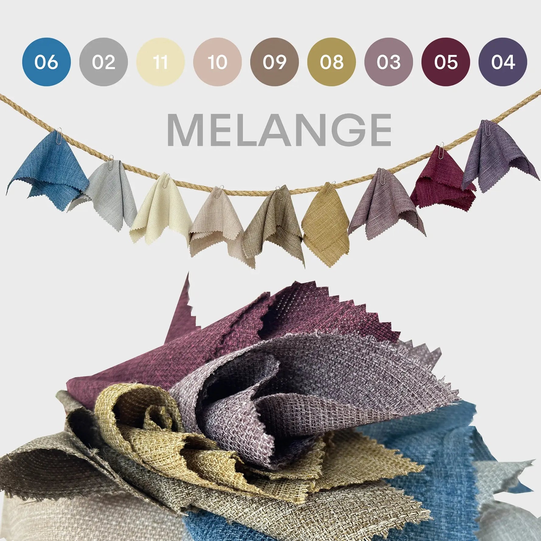 Flax Linen Curtain Panels for Living Room