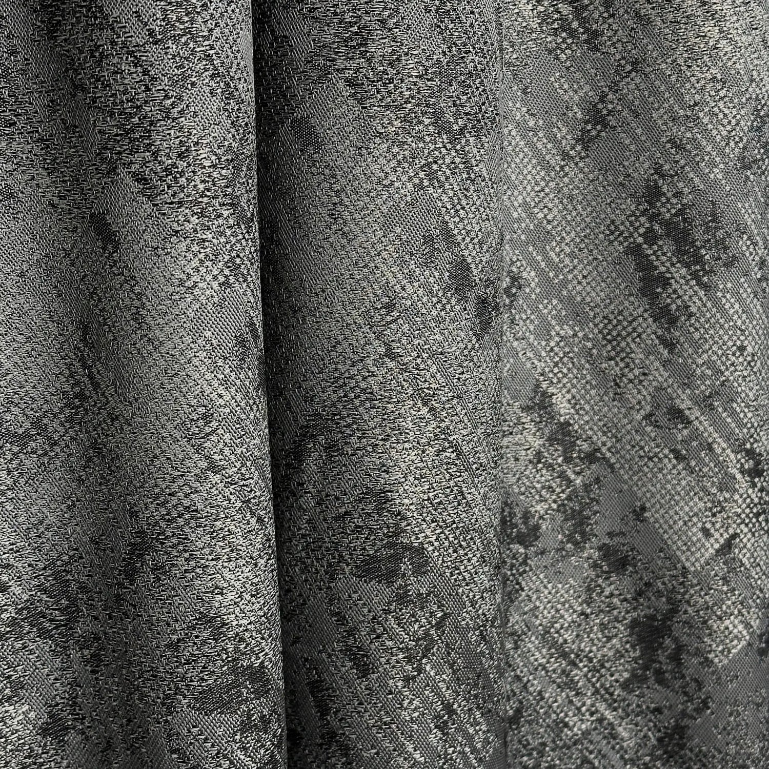 Jacquard Drapery Curtain Modern Space Gray, Abstract Patterned
