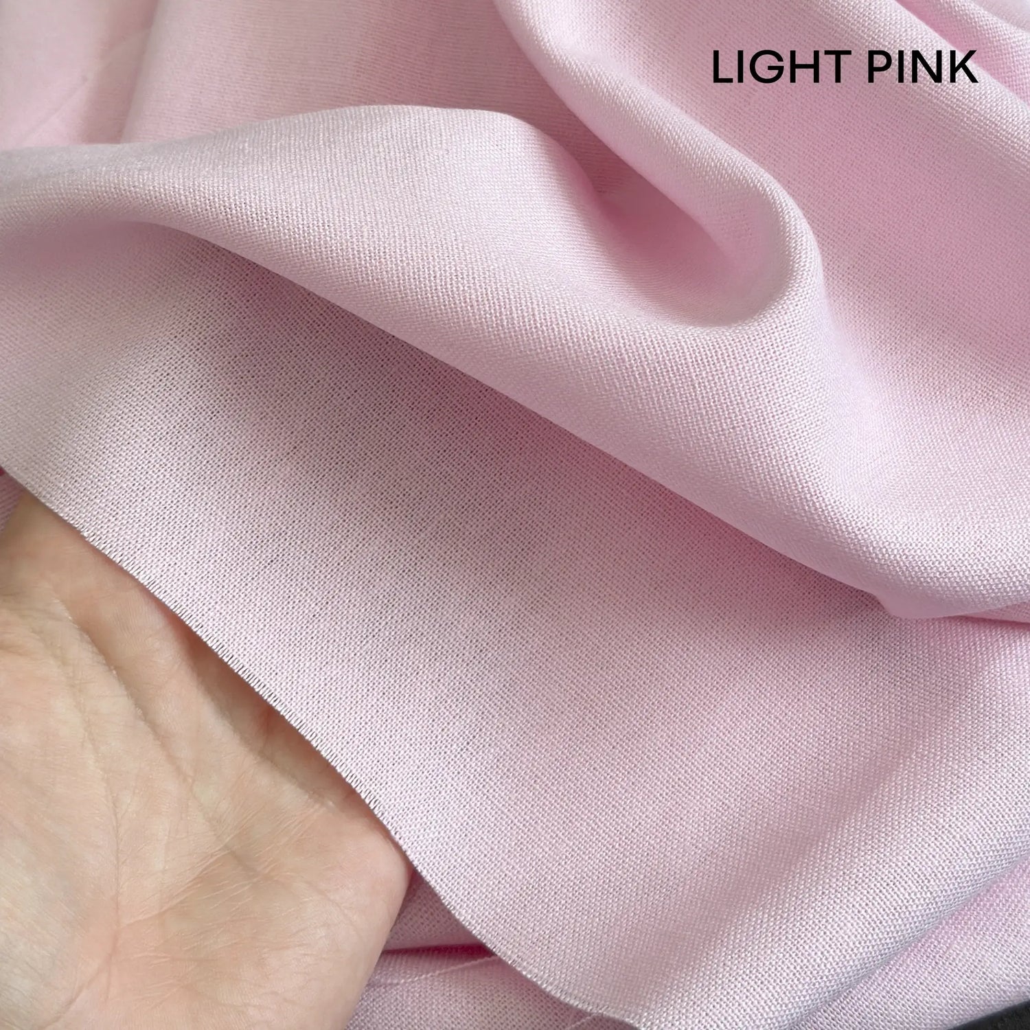 Linen fabric for Outdoor Patio Curtains pink color