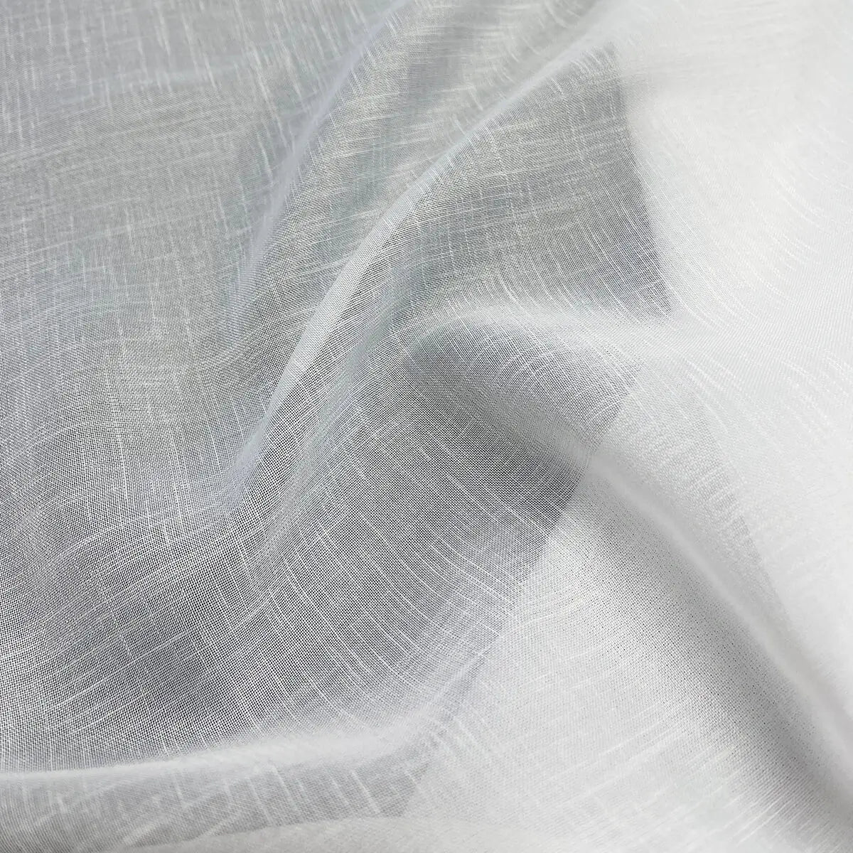 Tulle Batiste White Solid Sheer Voile
