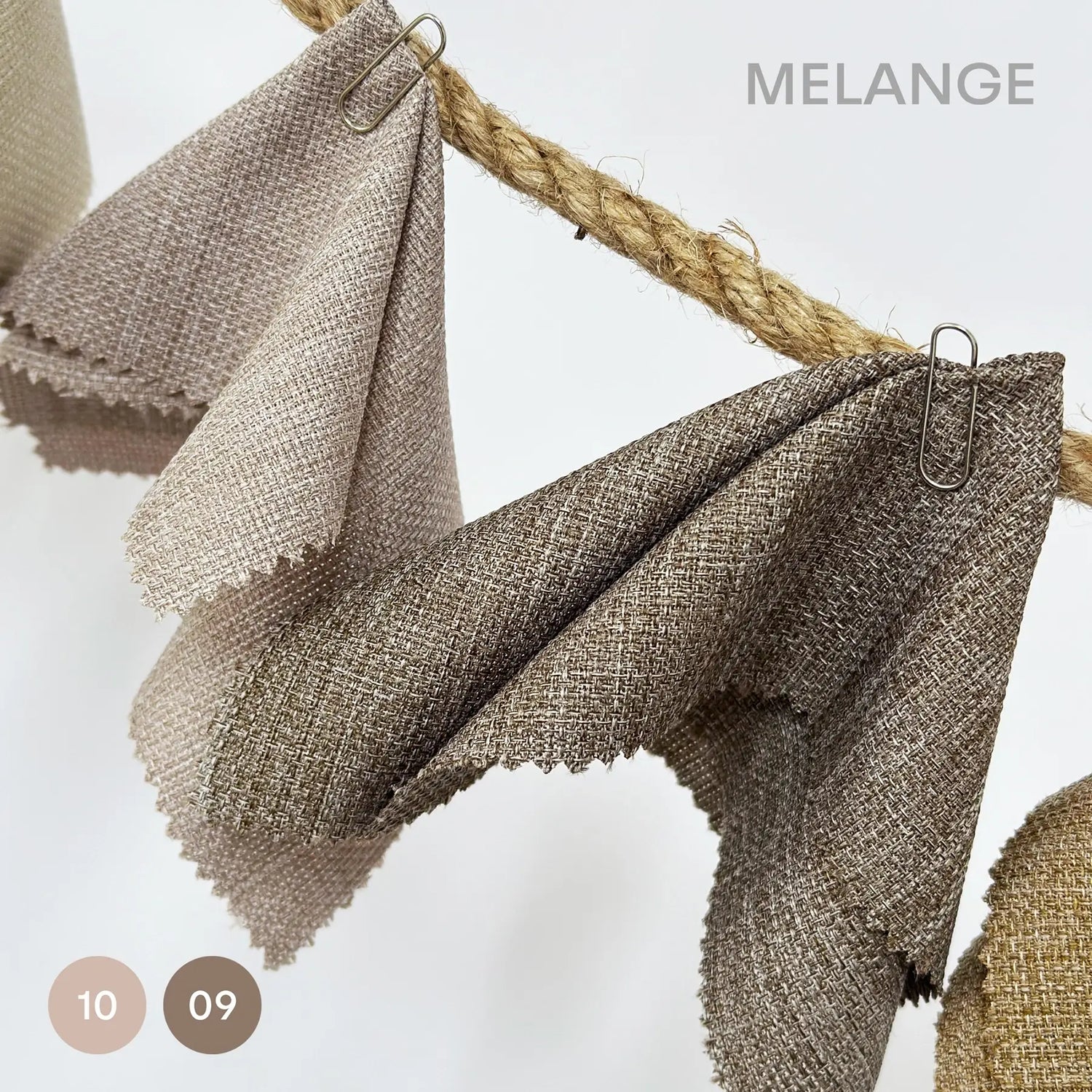 Fabric for Flax Linen Curtain Panels for Living Room