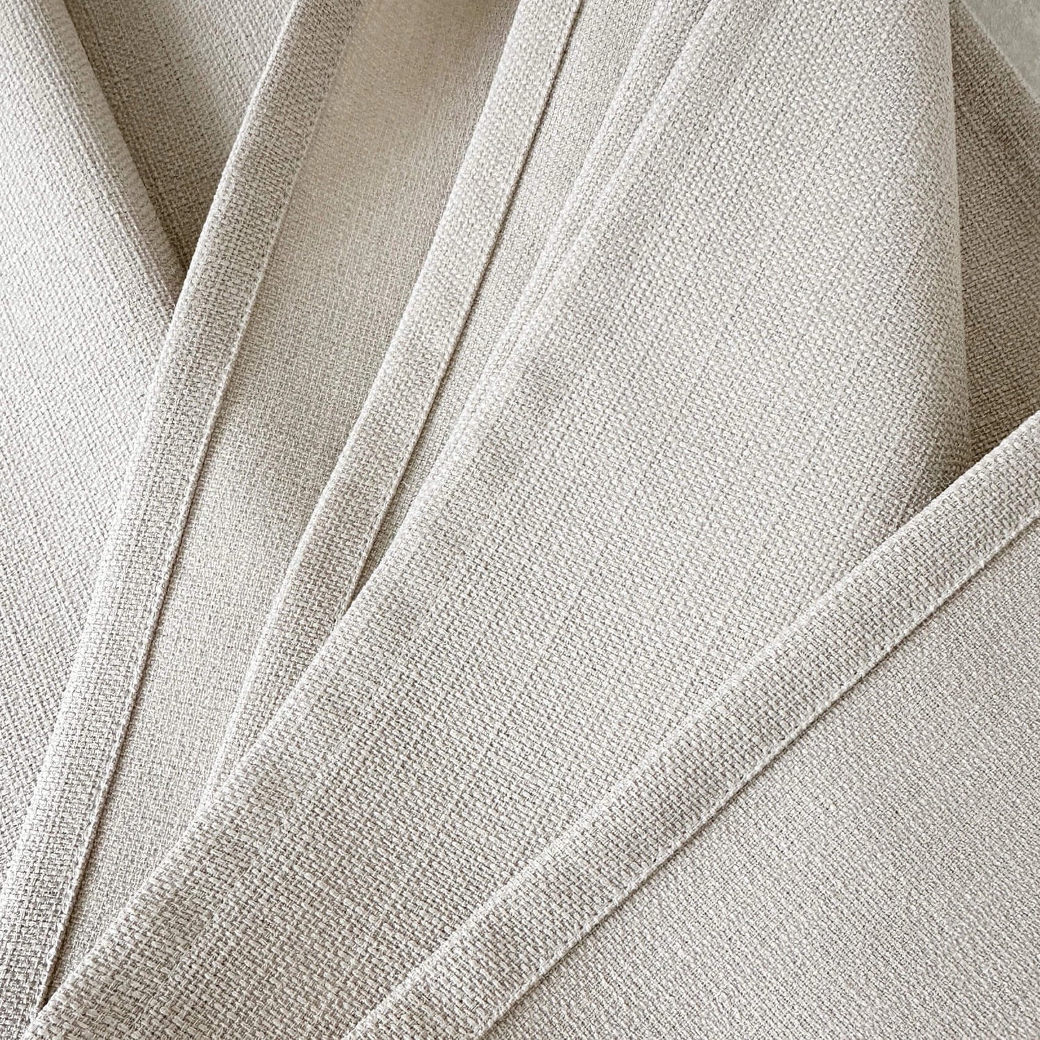 Linen Blend fabric for Shower Curtain Panel