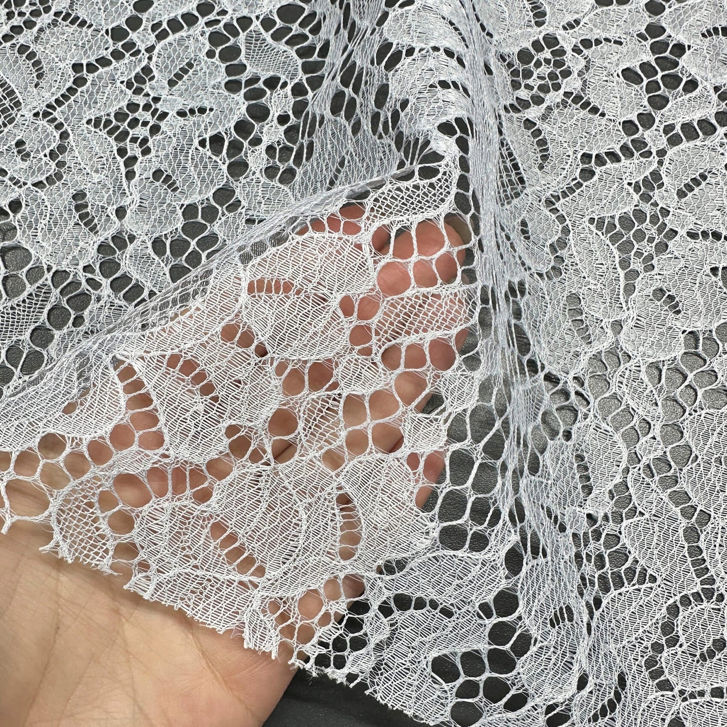 Sheer Curtains from French Lace gray