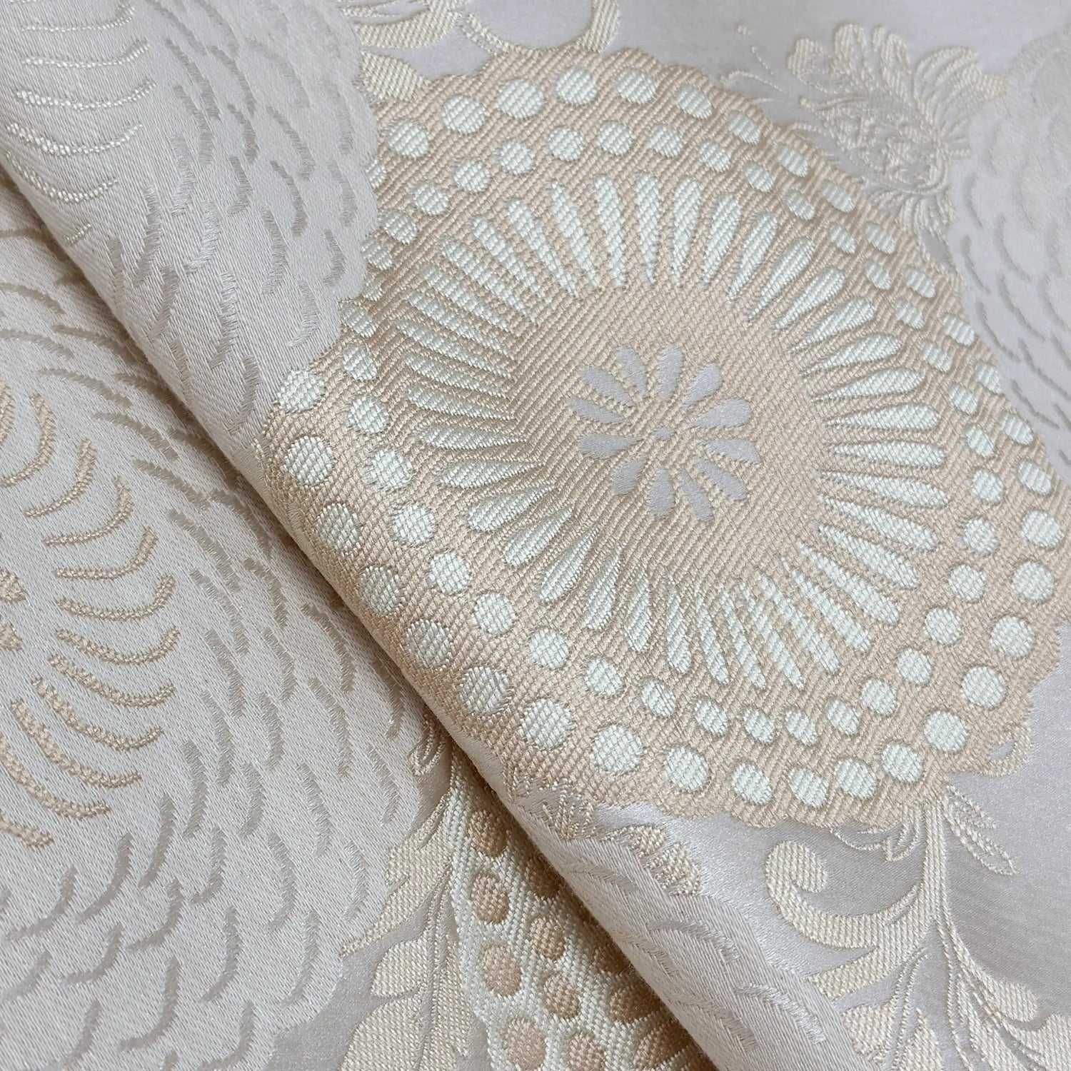 Jacquard fabric for Curtains Living Room Vintage, Custom  Light