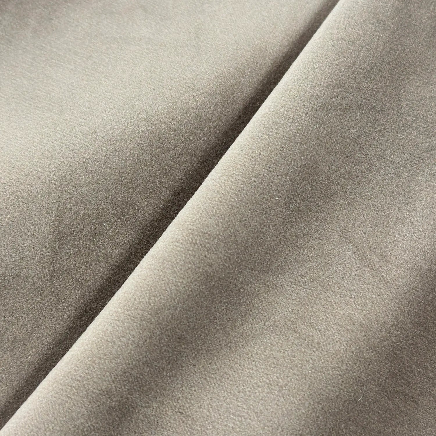Fabric for Panel Curtains Velvet Taupe Beige
