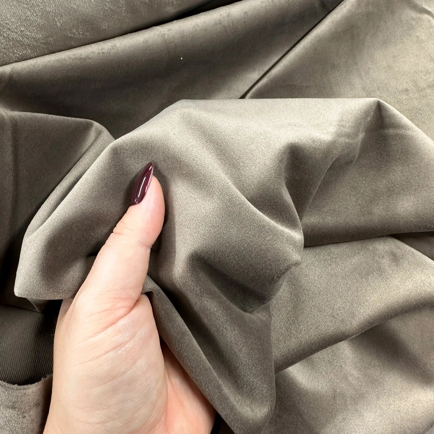 Panel Curtains Velvet Taupe Beige