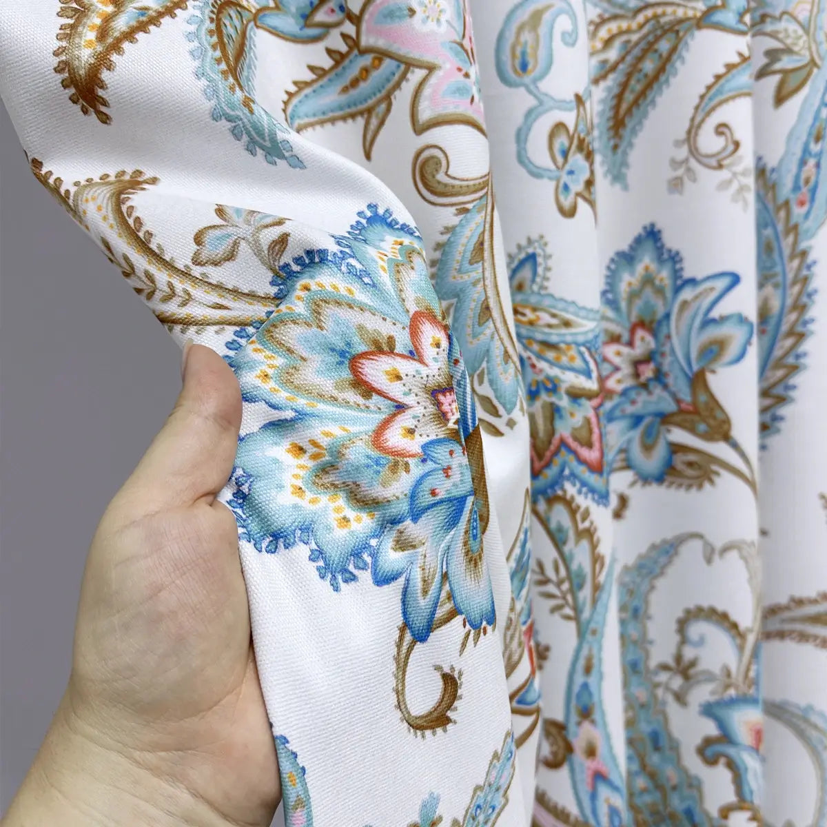 Window Covering Vintage Exotic Floral Patterned