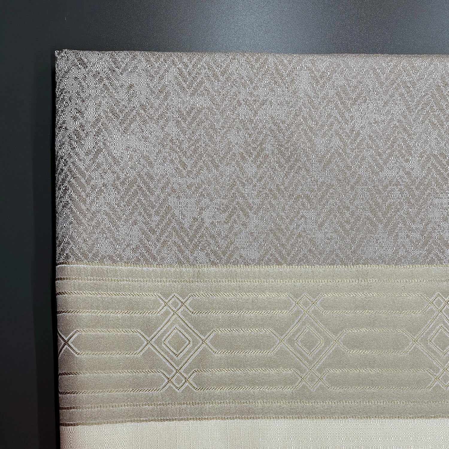 Curtain Panels Stylish Modern Living Room Cream Gray Striped