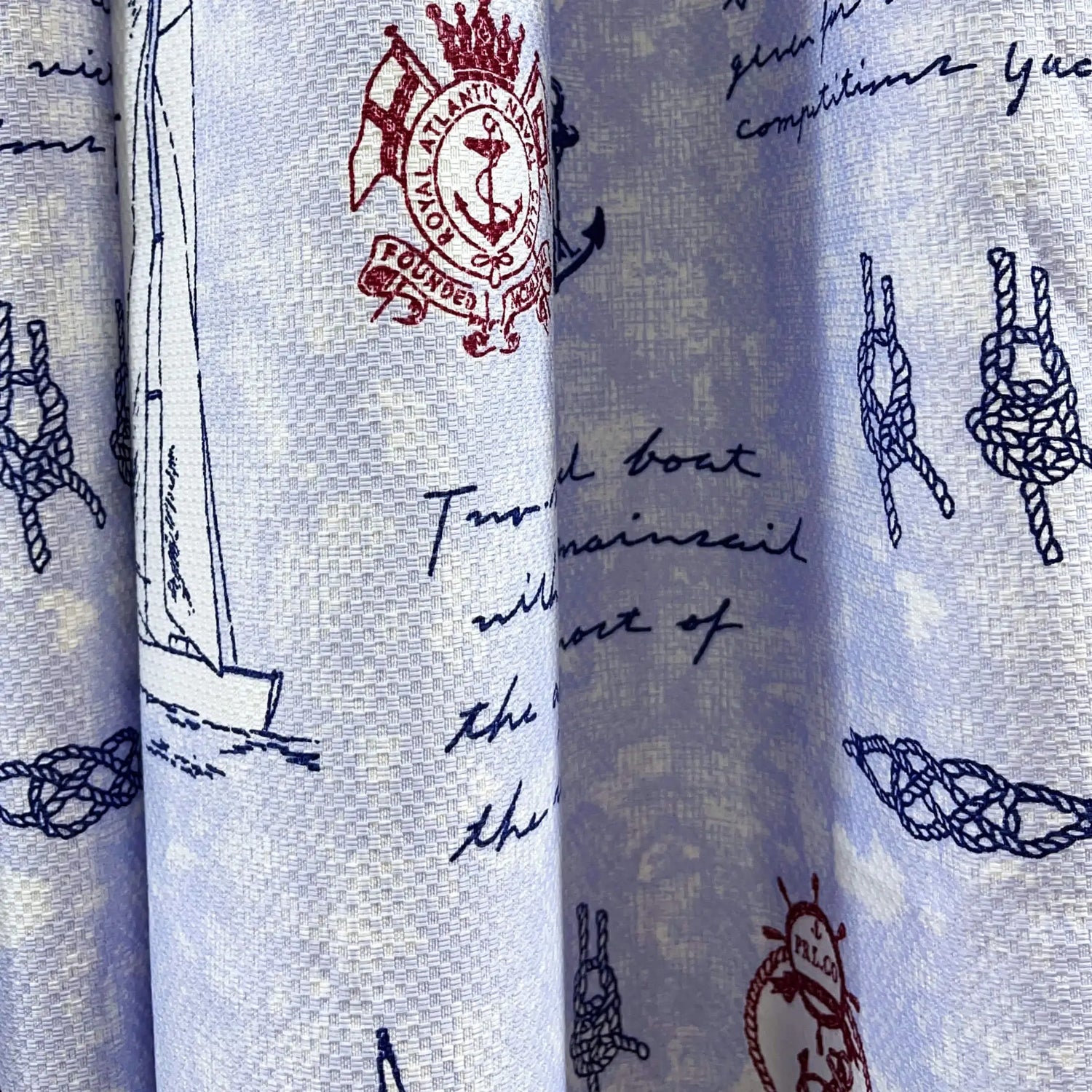 Curtains Cute Ocean Theme for Boys Bedroom, Custom Length Home Linen