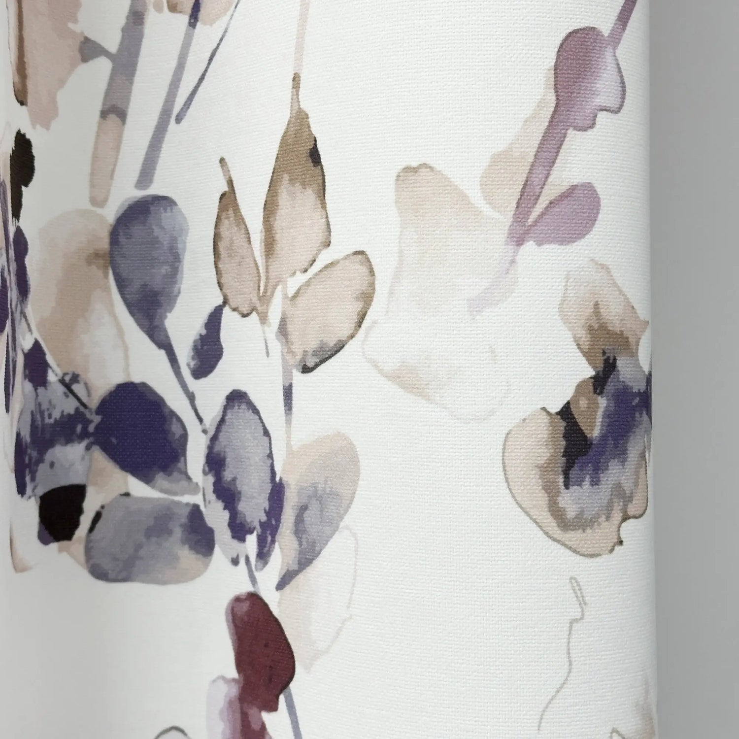 Fabric for Cottage Curtains Floral Patterned with Watercolor Branches