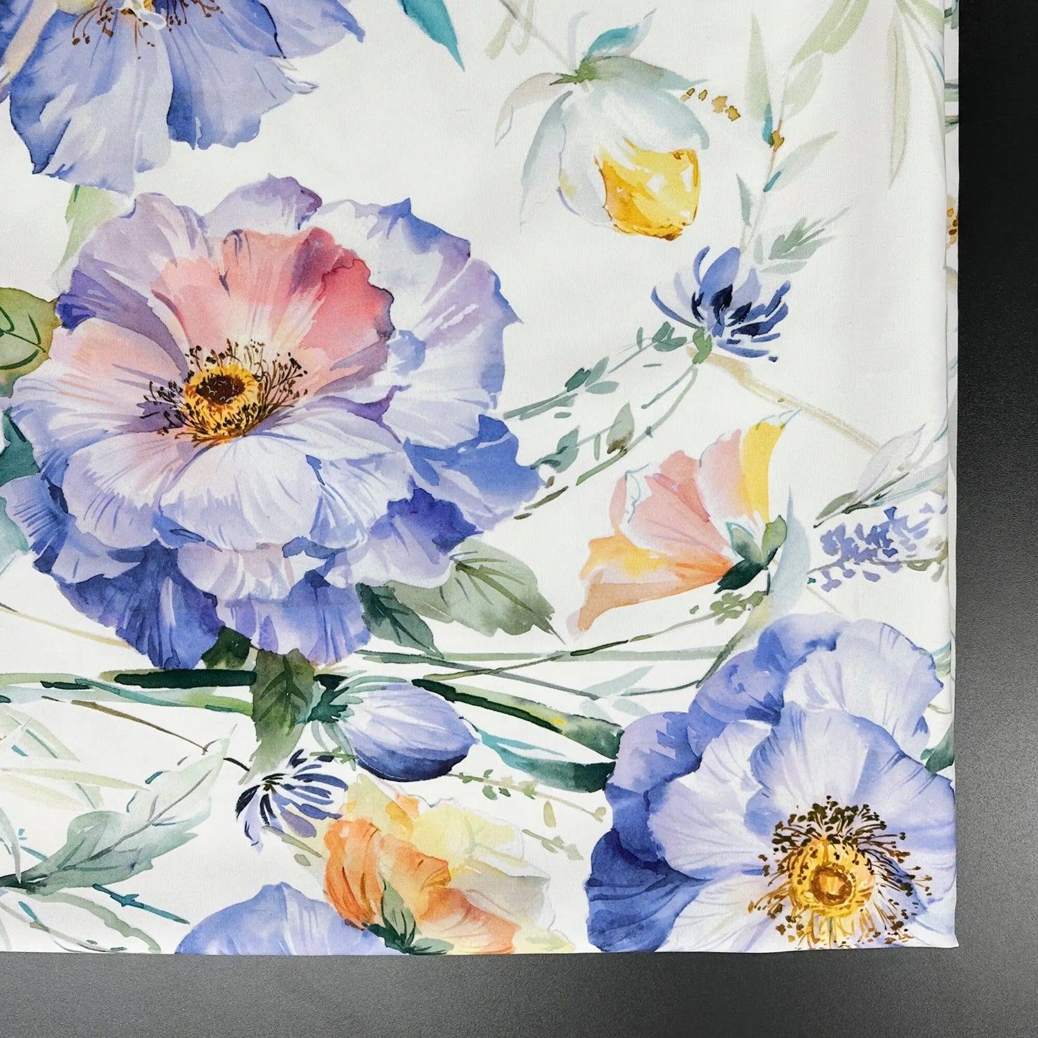 Curtains Bright Floral for Provence Living Room