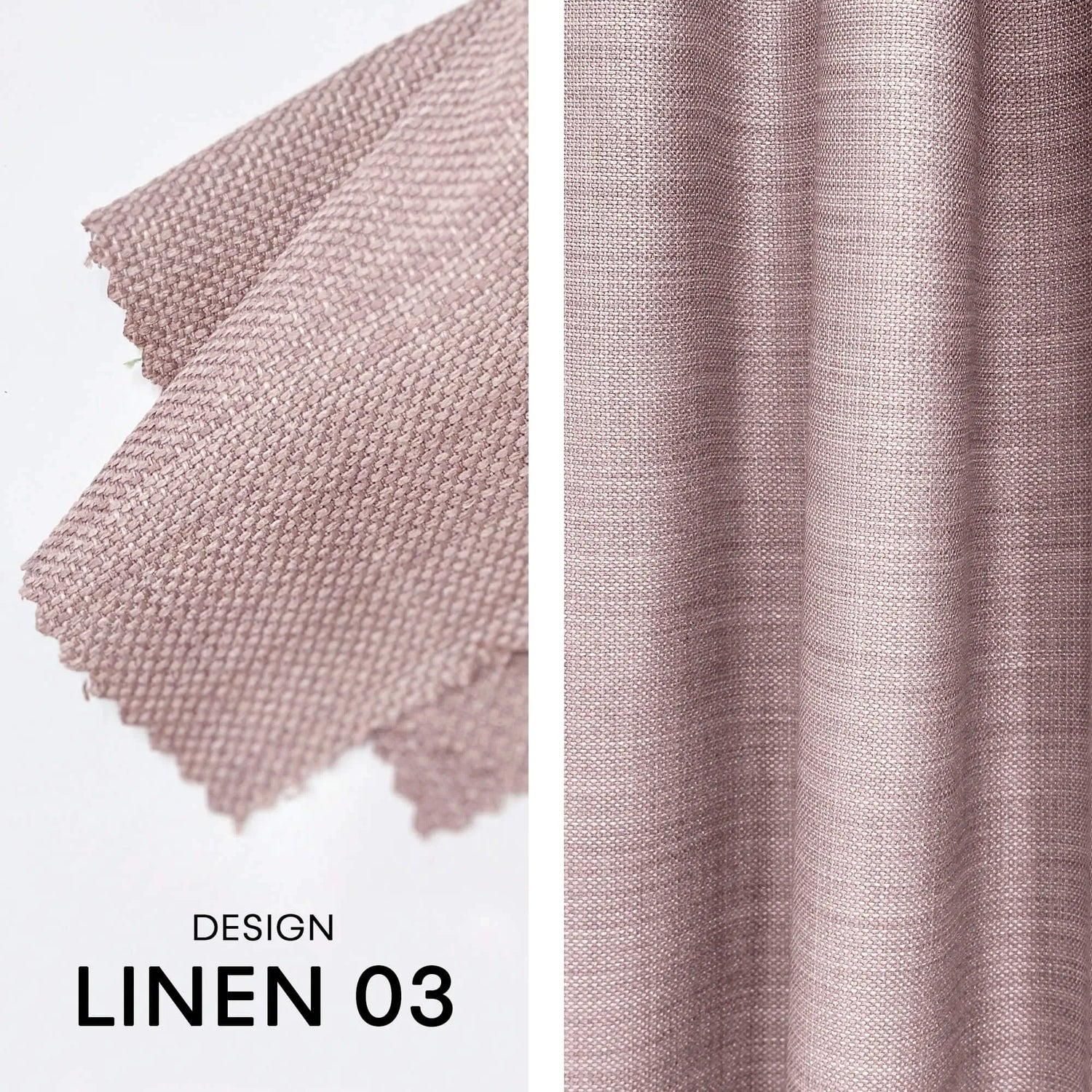 Linen fabric for  Shower Curtain Panel