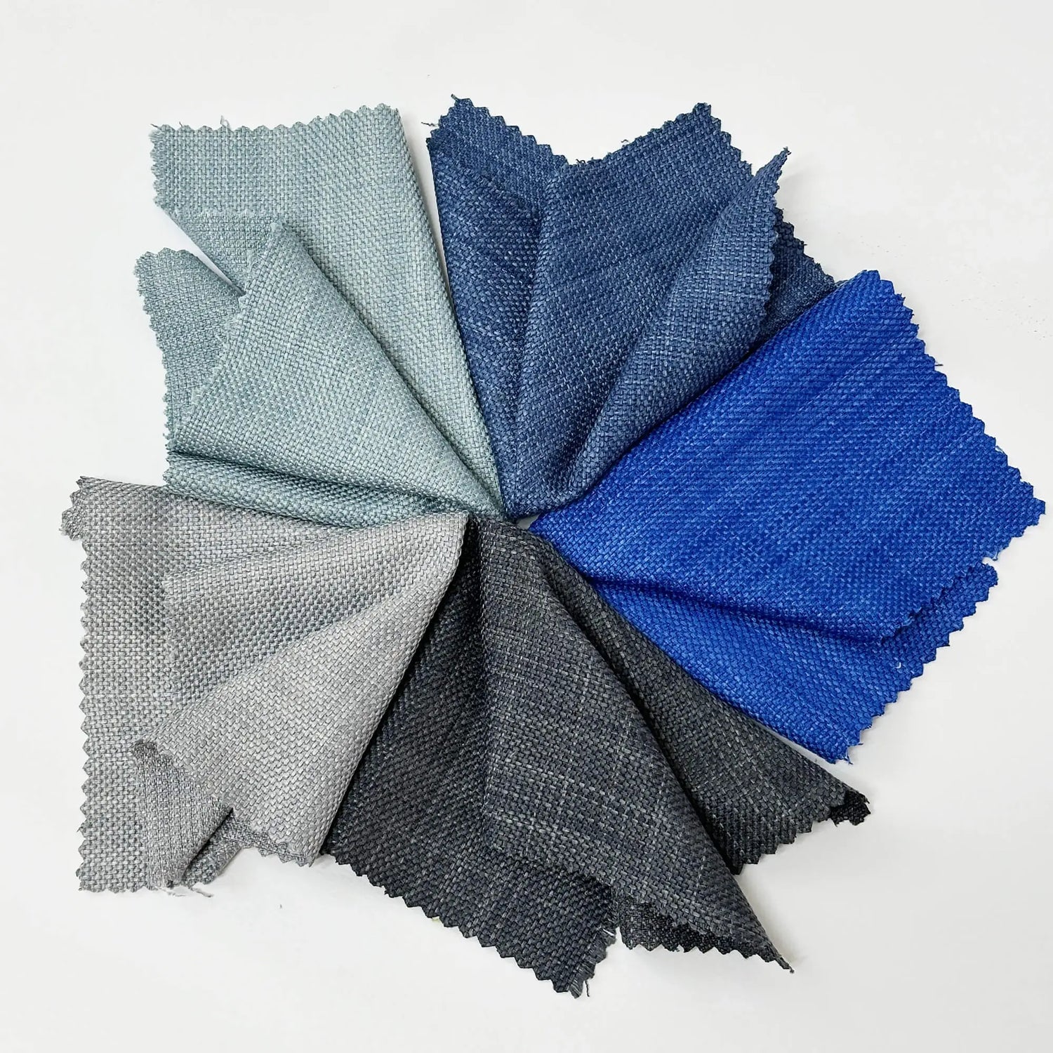 Linen fabric pieces for  Shower Curtain Panel