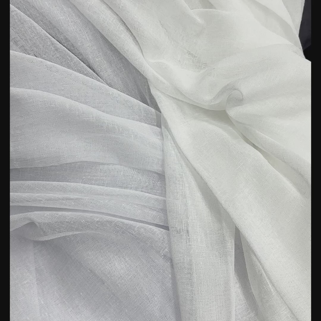 Linen Four Poster Canopy Bed Curtains
