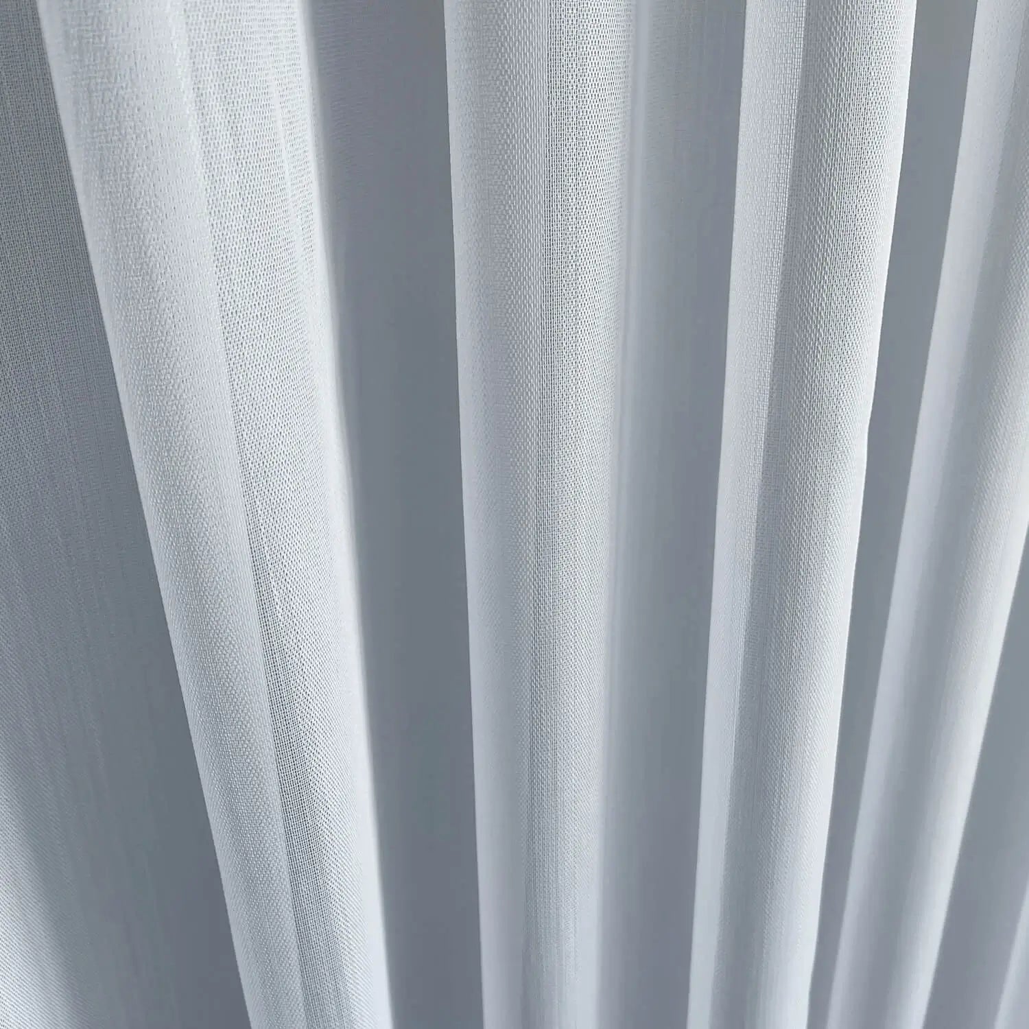 Tulle Curtains Markizeth - Semi Sheer Voile Curtains Custom Made, White