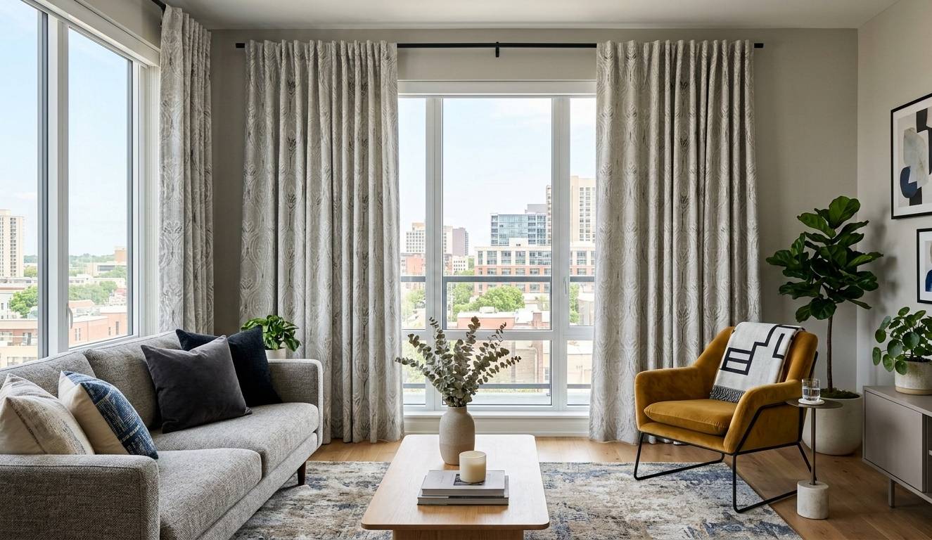 What Are Damask Curtains? Fabric, Pattern, and How to Use Them | PointDecor.Shop