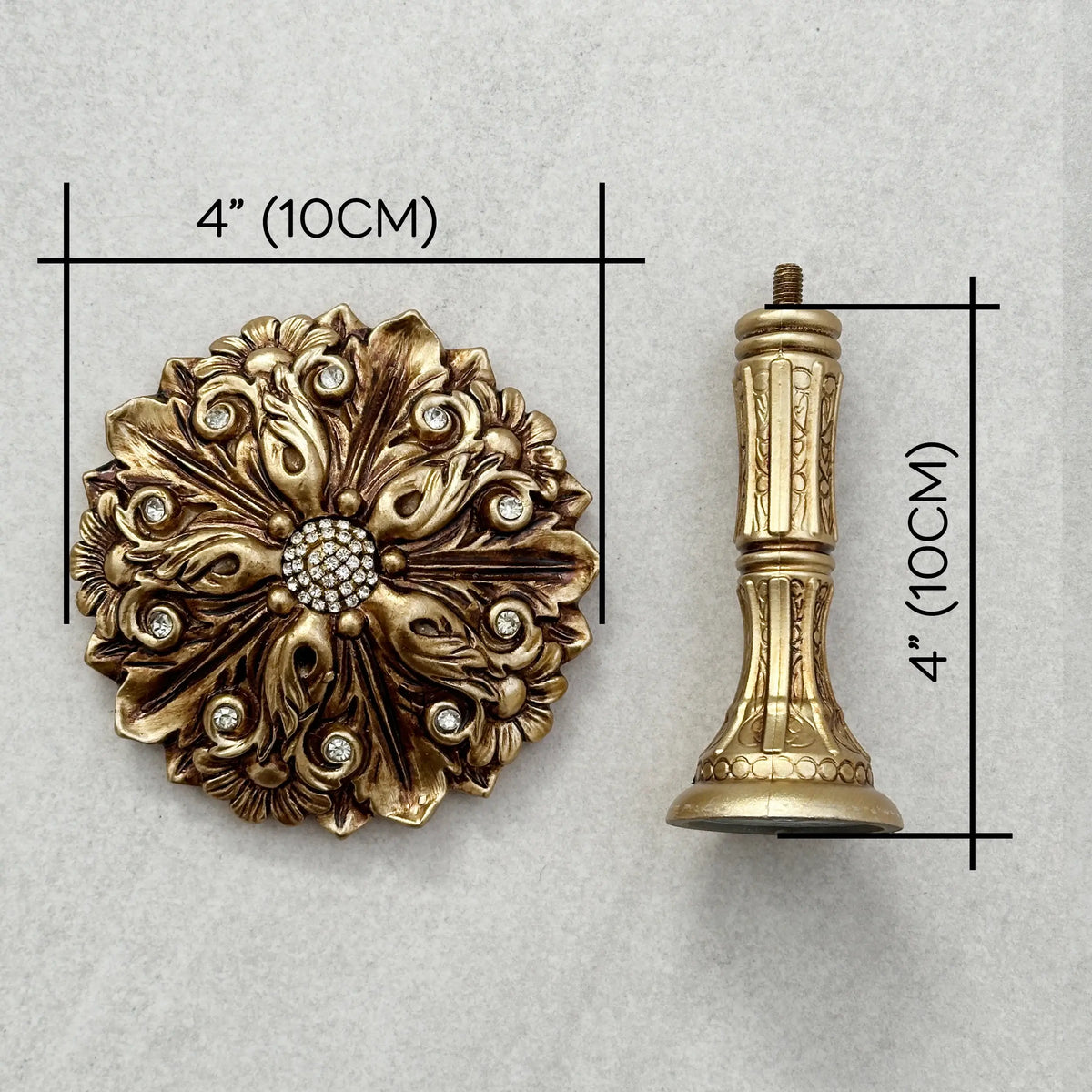 Wall Curtain Hook Round in Moroccan Style, Curtains Drape Tie Back Floral
