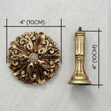 Wall Curtain Hook Round in Moroccan Style, Curtains Drape Tie Back Floral