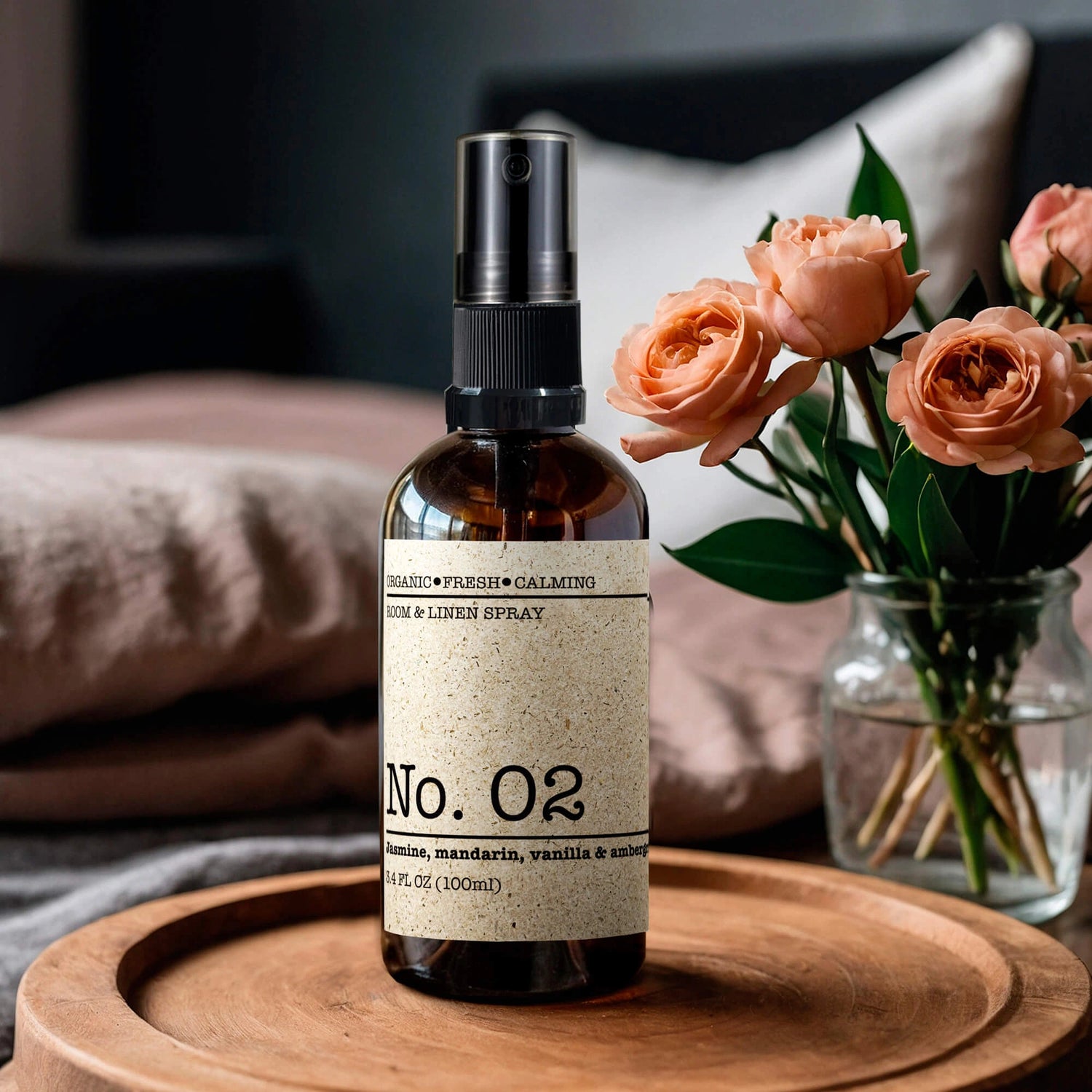 Perfume spray for home and textile