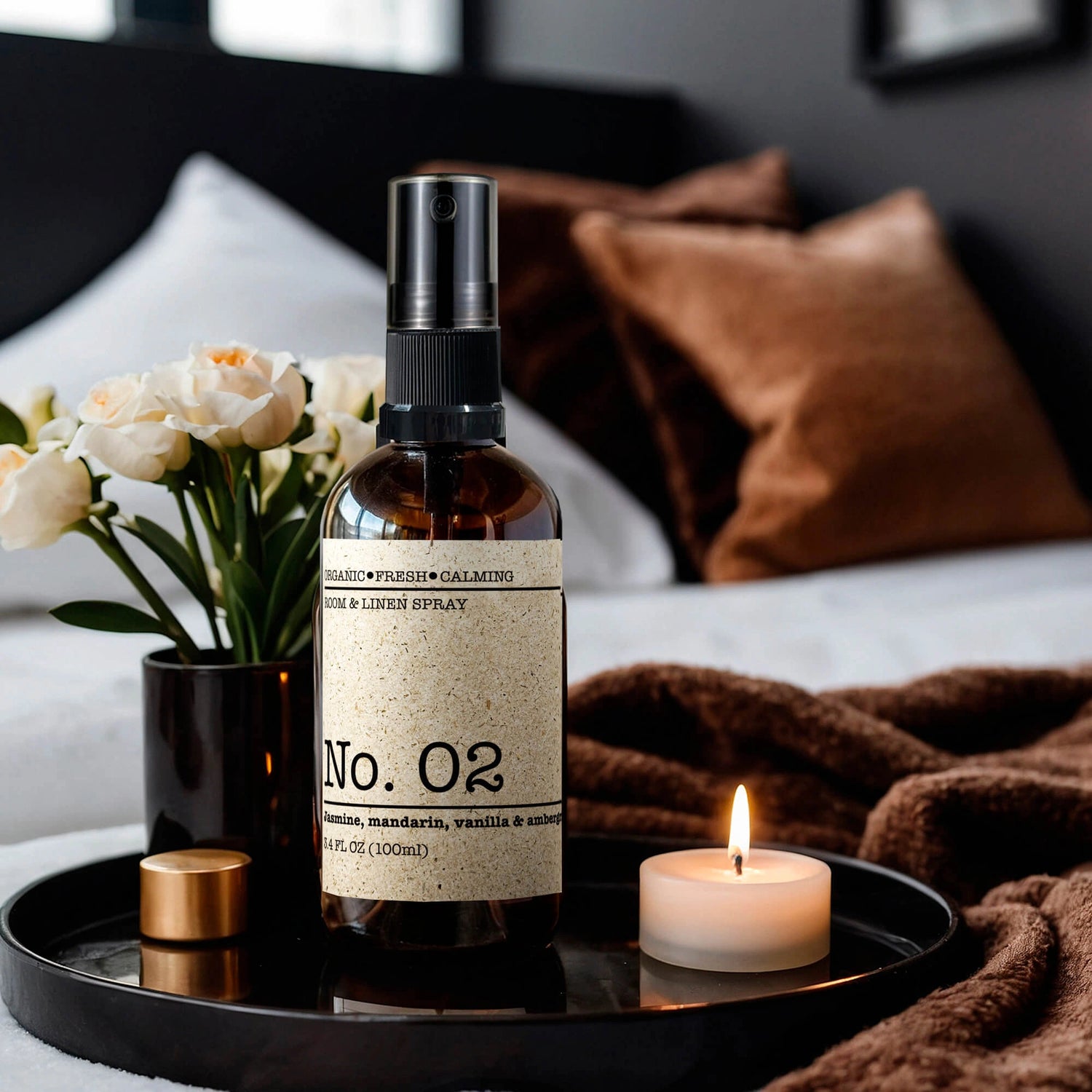Perfume spray for home and textile