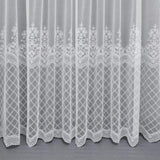 Lace Sheer Voile Curtains Floral Embroidered 