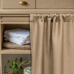 Curtain linen for kitchen cabinet and sink