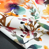 Tea Table Runner Personalized Floral with Watercolor Pattern