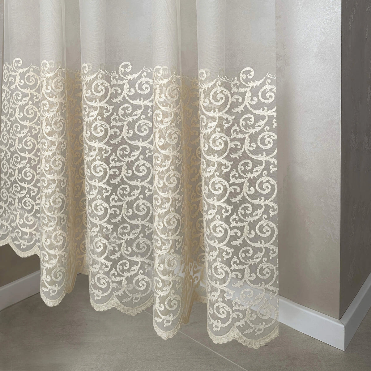 Long Curtains for Living Room in Cream Color