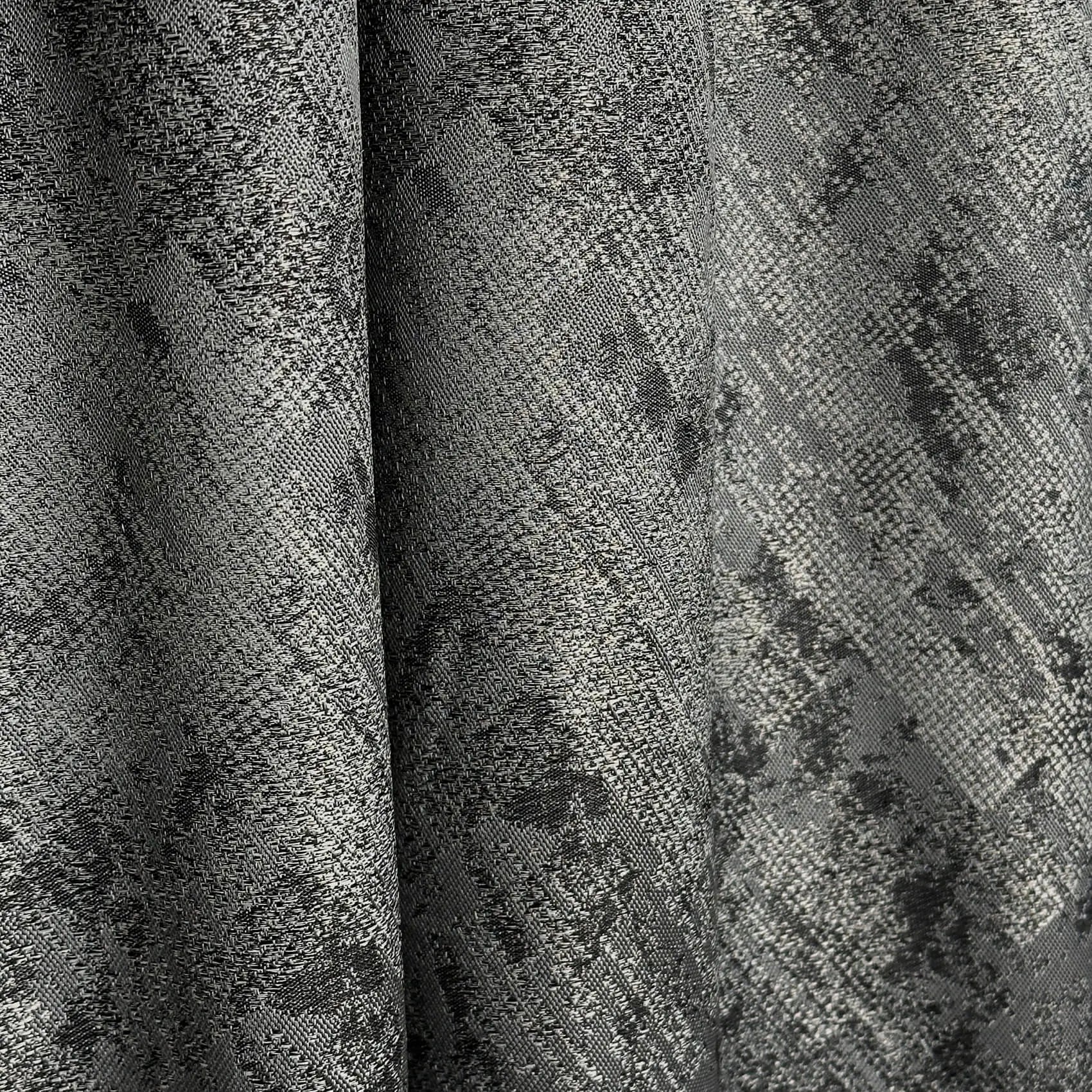 Jacquard Drapery Curtain Modern Space Gray, Abstract Patterned