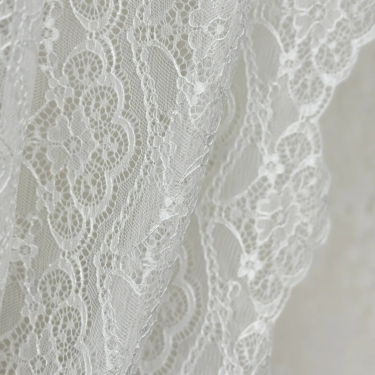 Curtains Ruffled Doorway in Vintage Style
