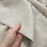 Linen Curtains Beige in Modern Style
