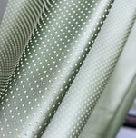 Jacquard Fabric Curtain Light Mint Green in Modern Style