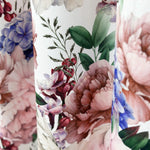 Curtains fabric floral with Hydrangea 