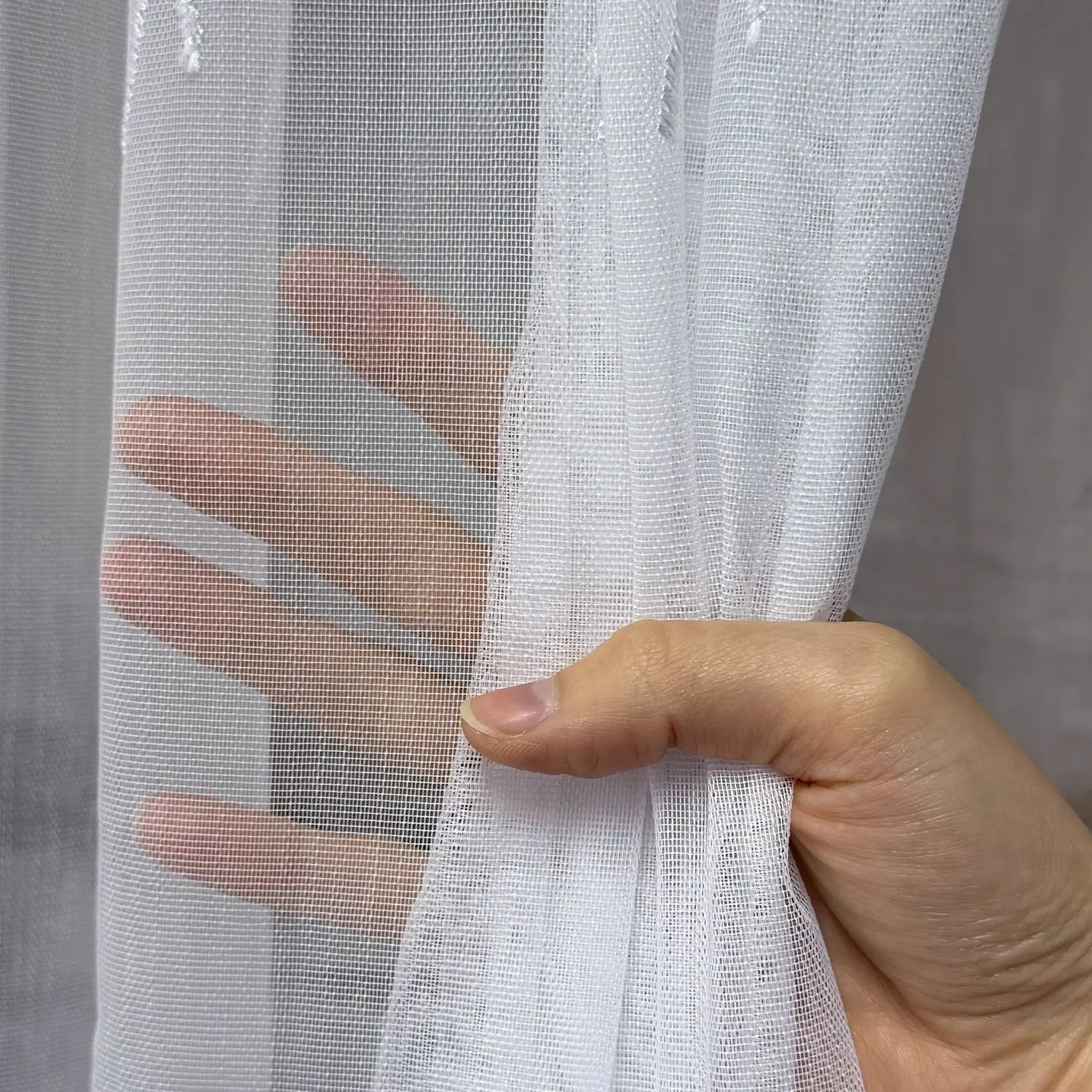 Snow White Sheer Curtains with Leaf & Branch Embroidery, Macrame Cutout Long Tulle for Living Room