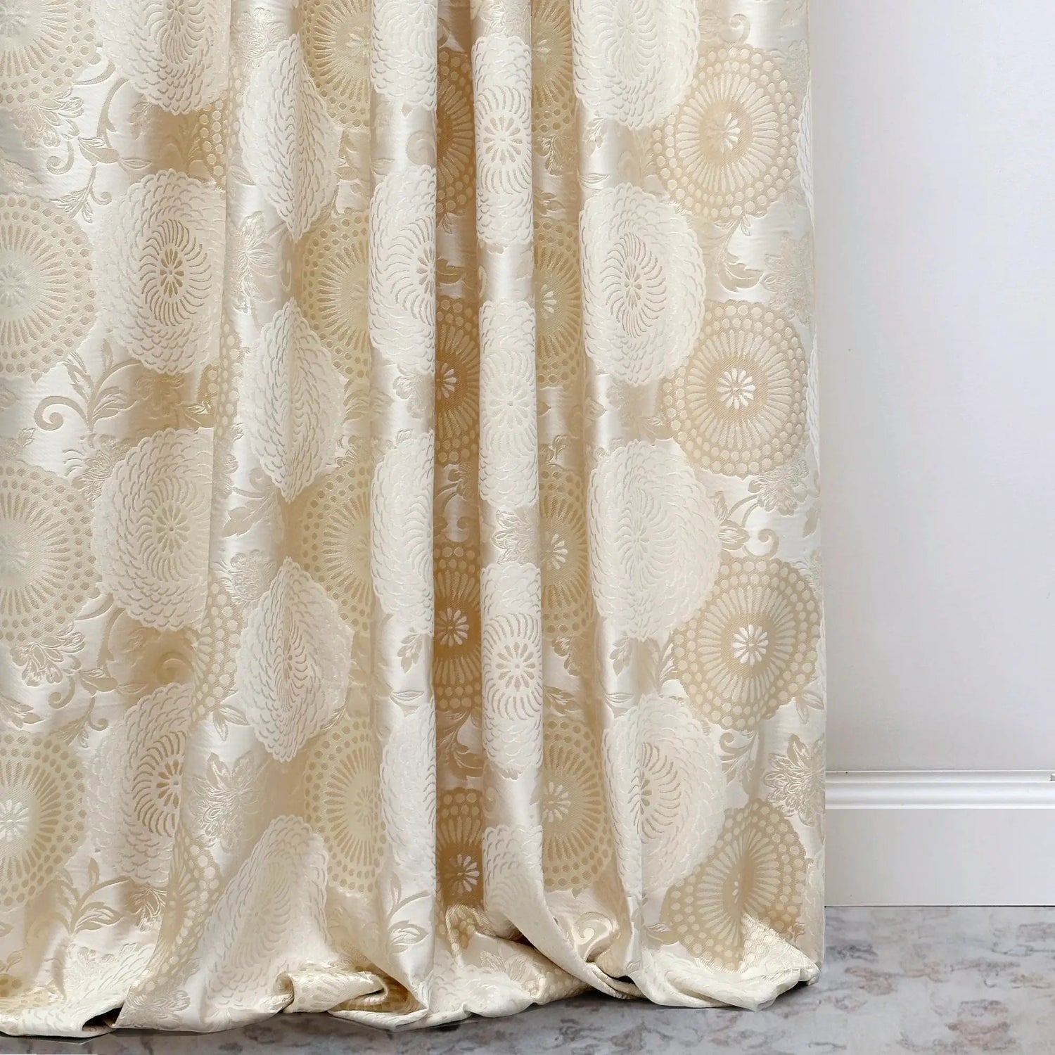 Jacquard Curtains for Living Room Vintage