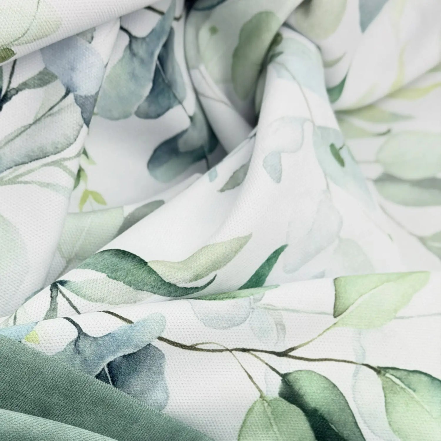 Curtains with Modern Leaf Floral Pattern for Bedroom
