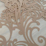 Hard Lace Window Curtains Decor,  Custom Original Curl Pelmet in Bohemian Style