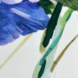 Table Runner's fabric with blue flowers