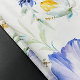 Table Runner's fabric with blue flowers
