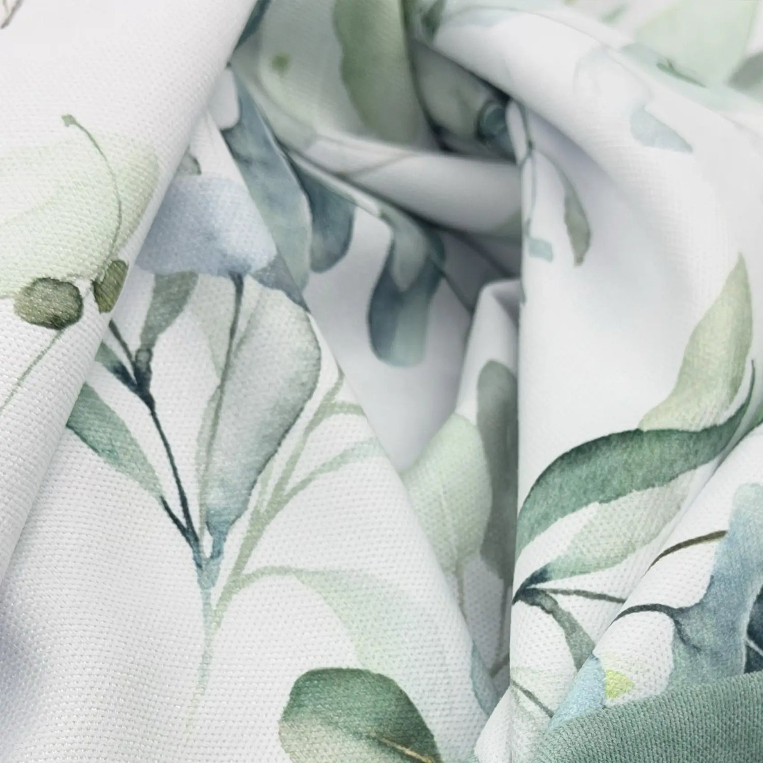 Curtains with Modern Leaf Floral Pattern for Bedroom