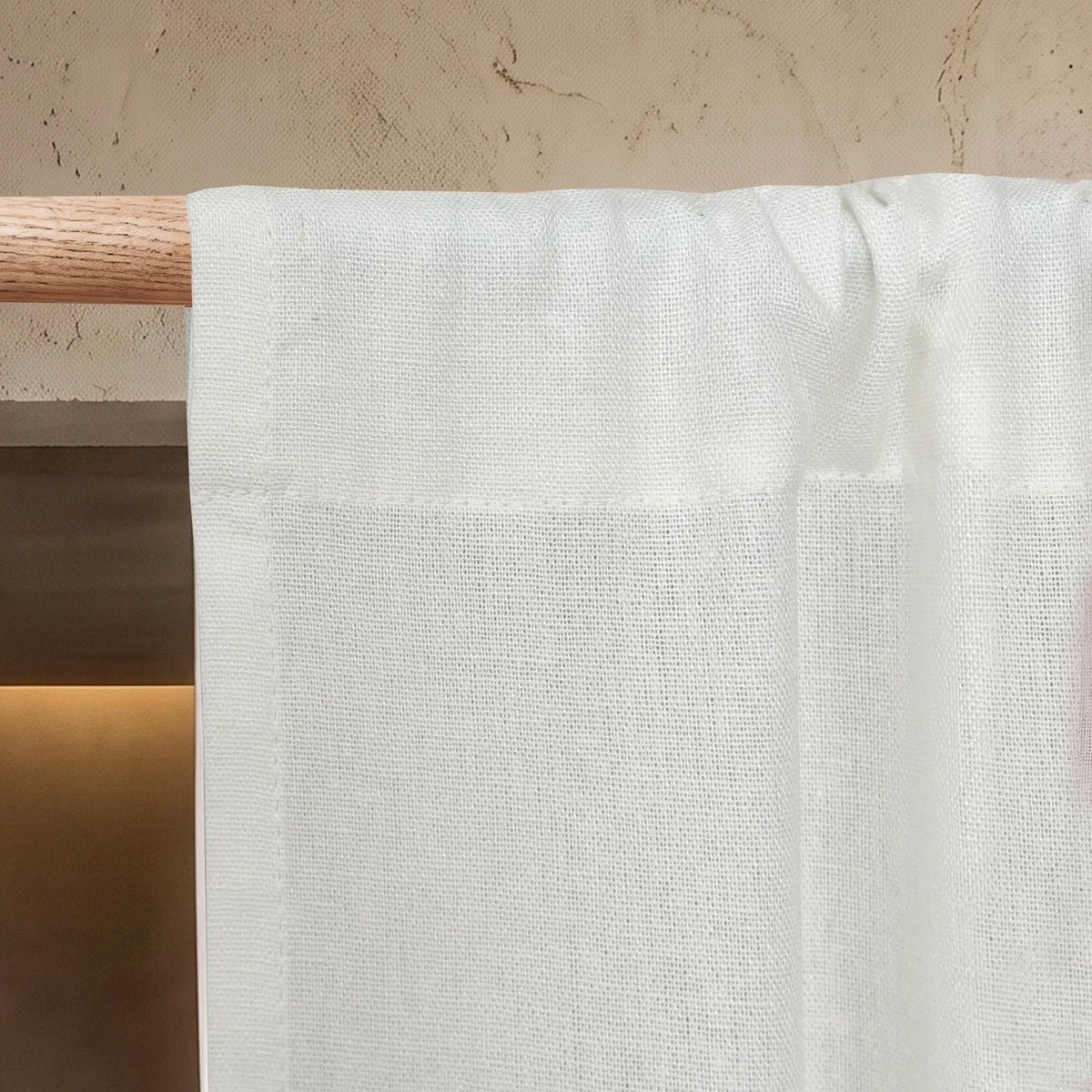 Linen Color Block Noren Curtain – Lavender | Blue | Green Wabi Sabi Room Divider | Doorway Panel