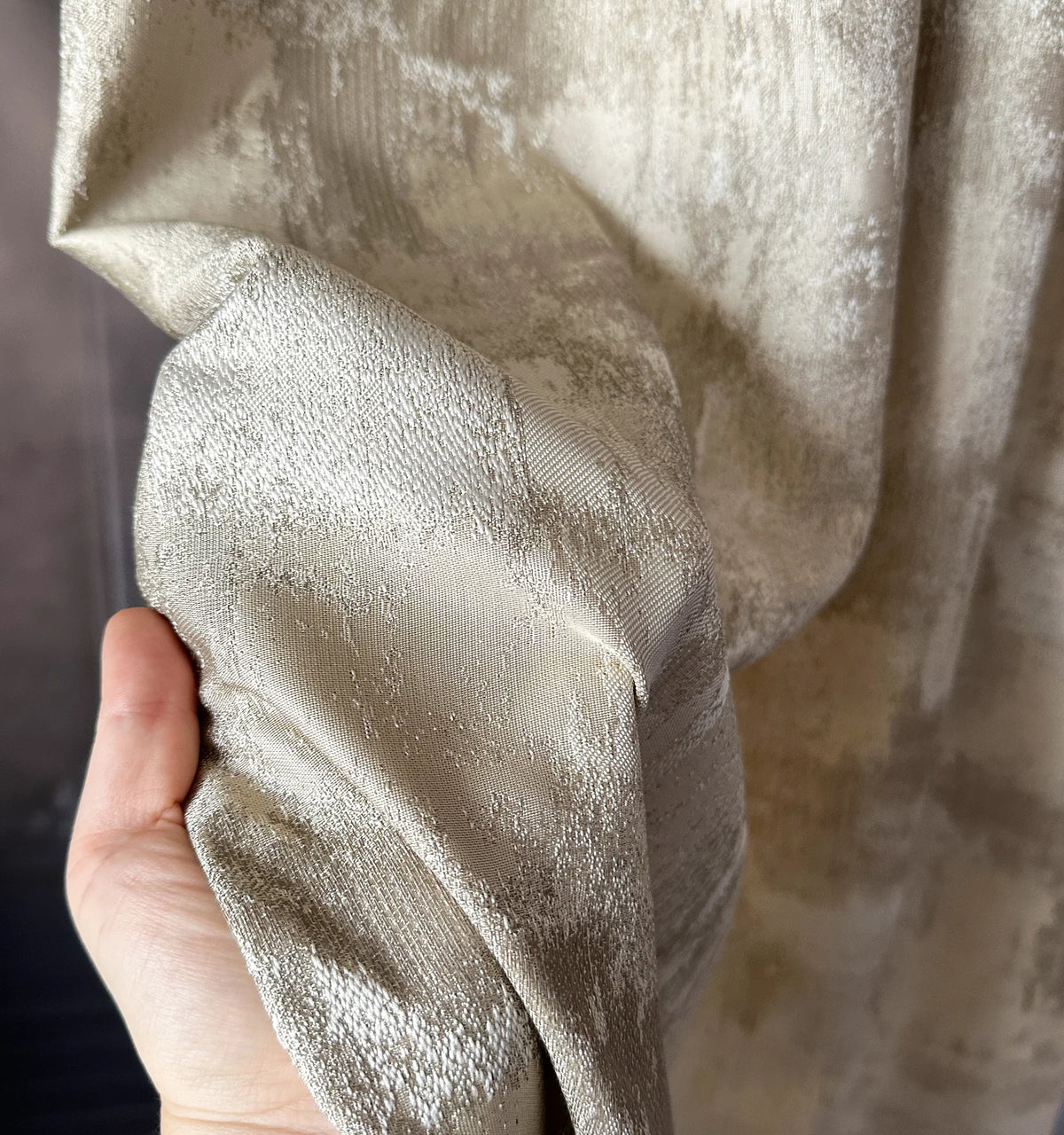 Jacquard Curtains Panel for Living Room in Art Deco Style, Modern Custom Luxury Patterned Drapes