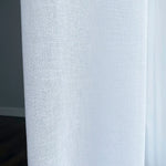 Sheer Curtains White Linen