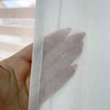 Tulle Batiste  White Solid Sheer Voile 