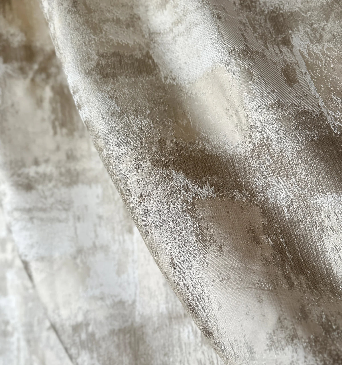 Jacquard Curtains Panel for Living Room in Art Deco Style, Modern Custom Luxury Patterned Drapes