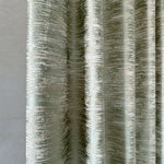 Jacquard Curtain Panels Light Mint Green in Modern Style,