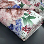 Curtains fabric floral with Hydrangea 