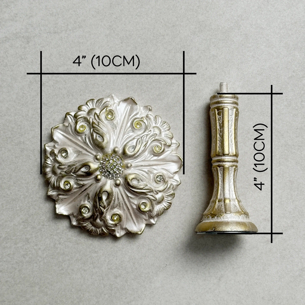 Wall Curtain Hook Round in Moroccan Style, Curtains Drape Tie Back Floral