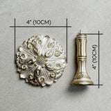 Wall Curtain Hook Round in Moroccan Style, Curtains Drape Tie Back Floral
