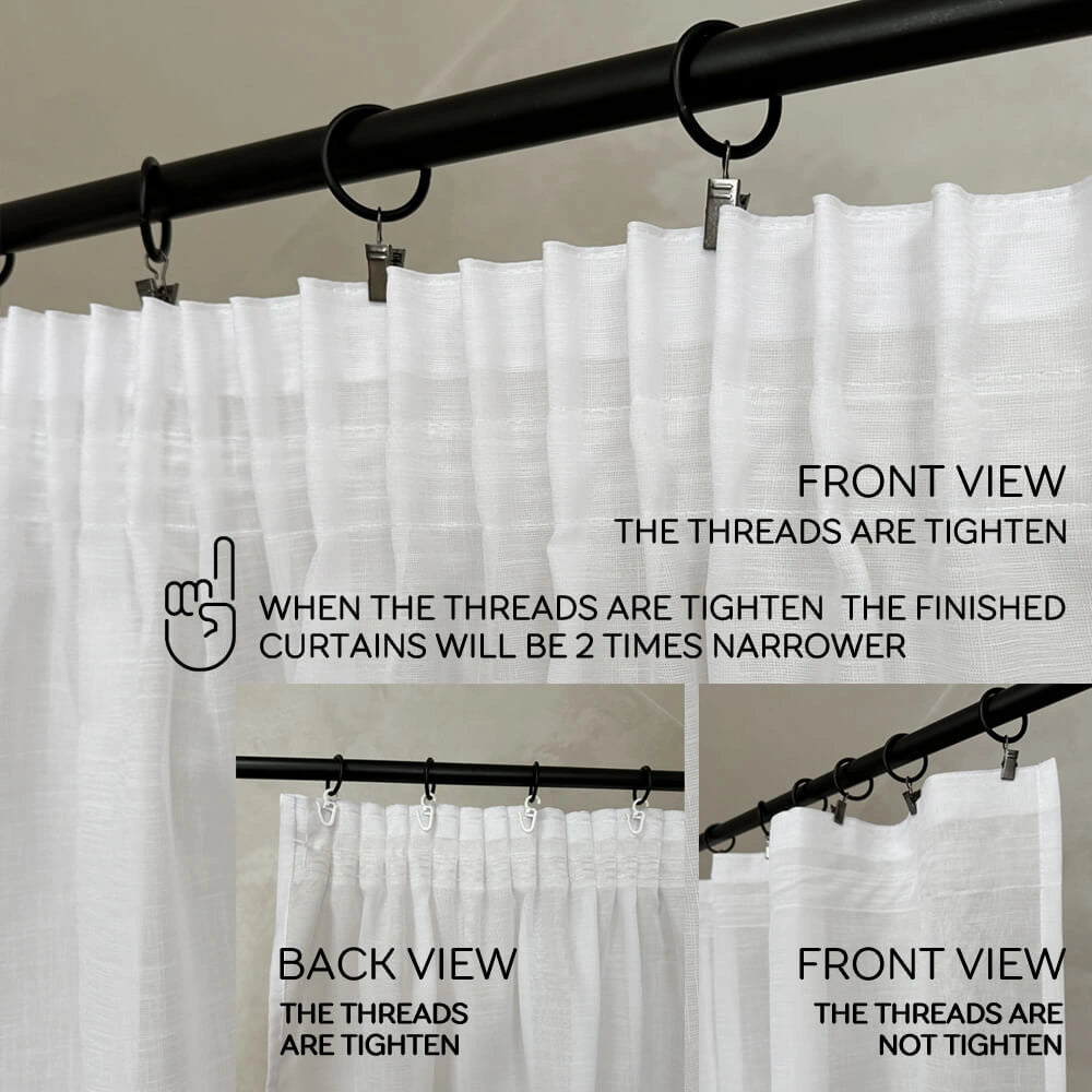 pencil pleat curtains